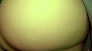 Stepson fucks stepmother in anal and squeezes her big ass