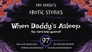 wow daddy fell asleep and now i'm touching myself for you 😏