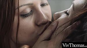lesbian lovers lick each others shaved pussies