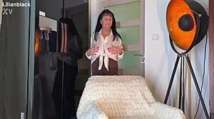 private little 18+ masturbating home movie