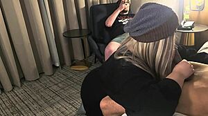 my first time cucking him and my first time with a big cock