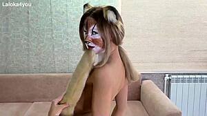 cosplay bodyart leads to sex