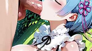 rem - re zero - ai animation - gentle fantasy zbaiart