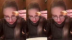 asmr dinner in restaurant with glasses