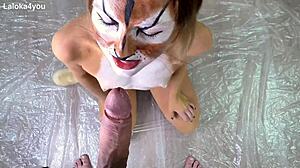 cosplay bodyart leads to sex