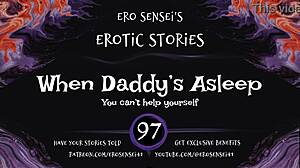 wow daddy fell asleep and now i'm touching myself for you 😏