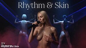 ai-generated music video bdsm sex rave watch with sound strip club party with spanking hot wax play & private domination