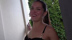 latina stripper yessica bunny in club casting