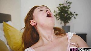 Cunnilingus From Boyfriend Makes Me Moan Loudly Then Sloppy Blowjob