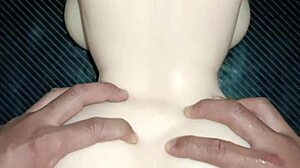 Mandy rebota su culo en mi polla sexo anal