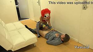 porno clown prank with pussy fucking and cumshot 🤡