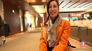 Five star wife pickup nakadashi sex turns immoral