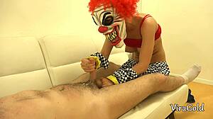 porno clown prank with pussy fucking and cumshot 🤡