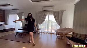 Johntronx fucks chubby thai girl with big boobs and ass