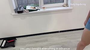 I Came To Paint The Walls For My Neighbor And She Let Me Fuck Her While Her Husband Was Out