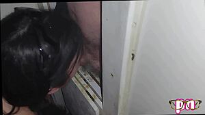 she sucked only dirty old men at gloryhole