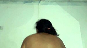my bulls balls slap my ass while i eat his cock with my wet pussy and my husband works