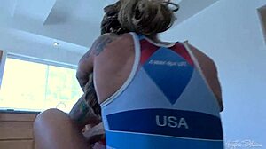 Wrestling amazons tapered physique verses agatha delicious