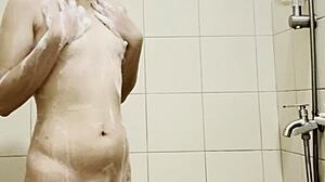 petite pinay filipina teen fingers hairy pussy in shower