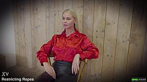 Darina - Blonde Russian Girl Next Door Secretary Tied Bound And Gagged In Bondage Ep
