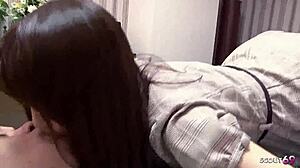 japanese step-sister caught while sex with classmate and talk to uncensored jav mmf 3some creampie fuck