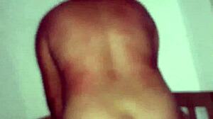 my bulls balls slap my ass while i eat his cock with my wet pussy and my husband works