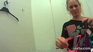 Czech Teen Stripped And Fucked POV