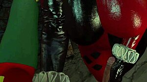 Caught harley quinn and fucked her hard