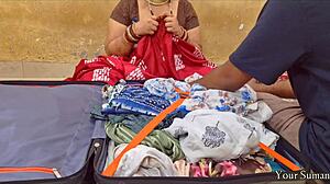 Pov stepmom helps with trip in ripped clothes