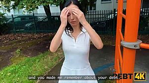 Debt4k cumshot instead of money