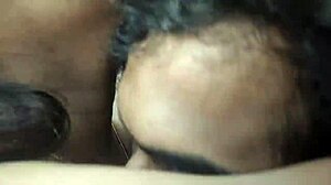 indian mallu couple ties hands for romantic bedroom play