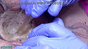 cervix gets stretched by bottle while wife drinks