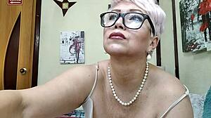 cool mature russian bitch aimee fucks zucchini in pussy