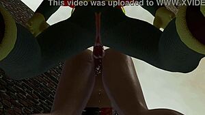 Caught harley quinn and fucked her hard