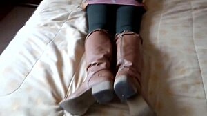 stepmother shows off and begs for cock