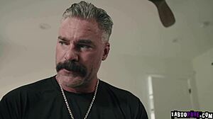 stepdad fucks sex doll then stepdaughter swaps herself in