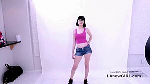 Egyptian goddess got fucked during modeling audition