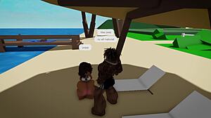 Dog girl creampied at beach