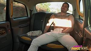 FEMALE FAKE TAXI - cheeky scottish girl samantha joiner hot sex with big dick latino hunk