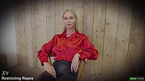 Darina - Blonde Russian Girl Next Door Secretary Tied Bound And Gagged In Bondage Ep