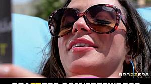 bikini latina ariella ferrera daydreams about poolboy