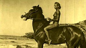 Vintage BEAUTY Gets BENT OVER By Hairy BEAST Outdoors