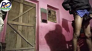 hindi sex video shows standing pussy fucking in desi style with sucking and insertion