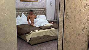 On a business trip the married woman enjoys some time alone with her coworker