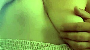 pssygalore69 plays with her perky tits softly