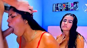 Sloppy deepthroat of a slut with her stepbrother