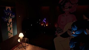 Playing games in vrchat with my toy